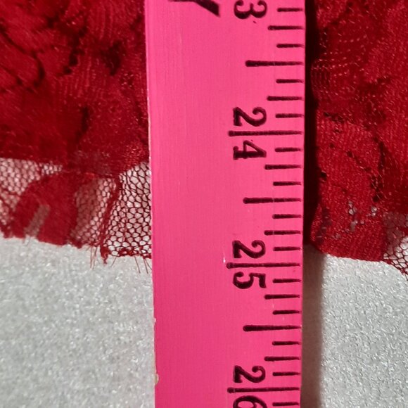 Girls SPARKLY CHRISTMAS SWEATER DRESS Red Gold Cable Knit Party Dress Short Slvs - Picture 7 of 8